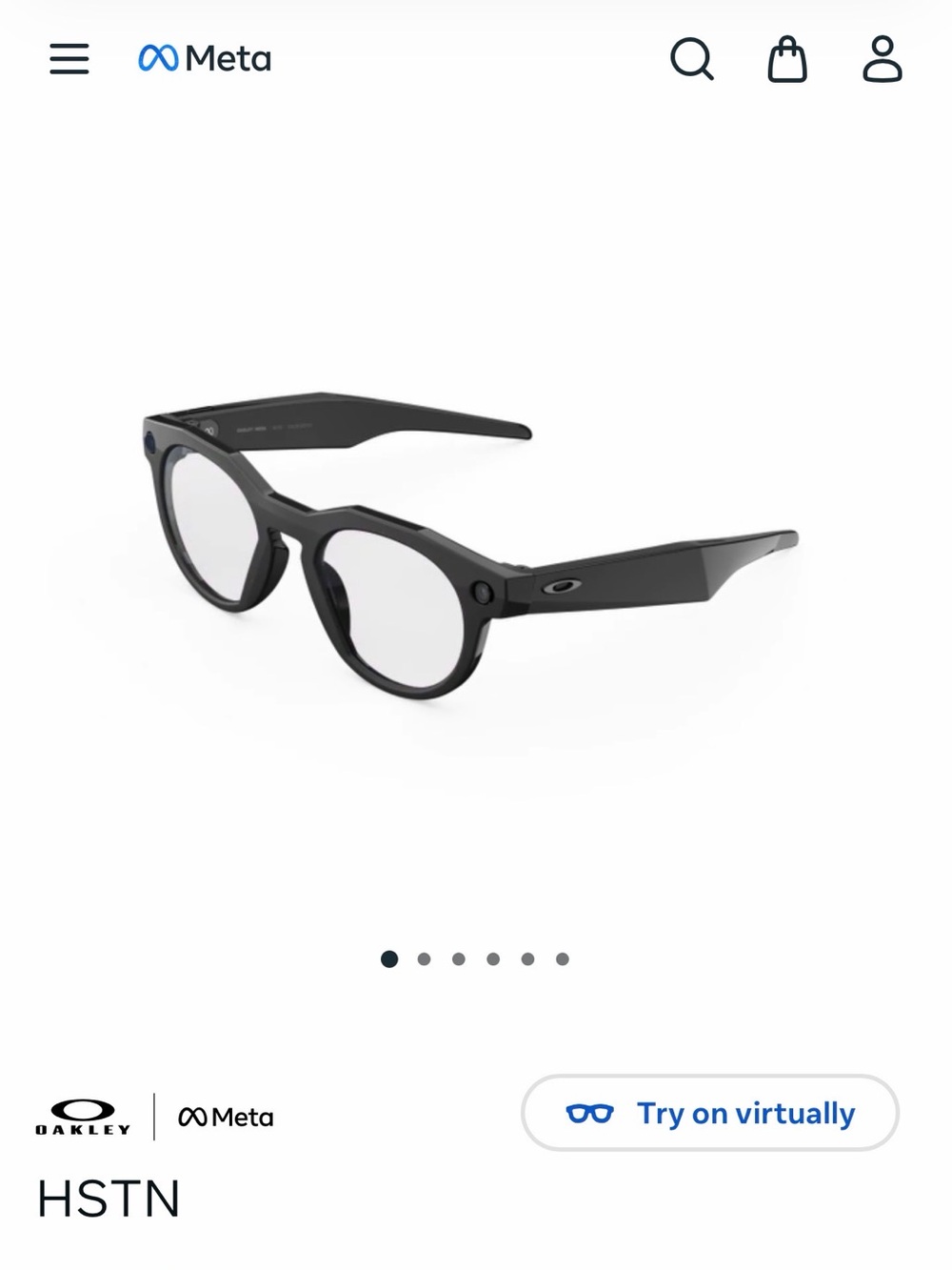 Oakley HSTN Smart Glasses in Black